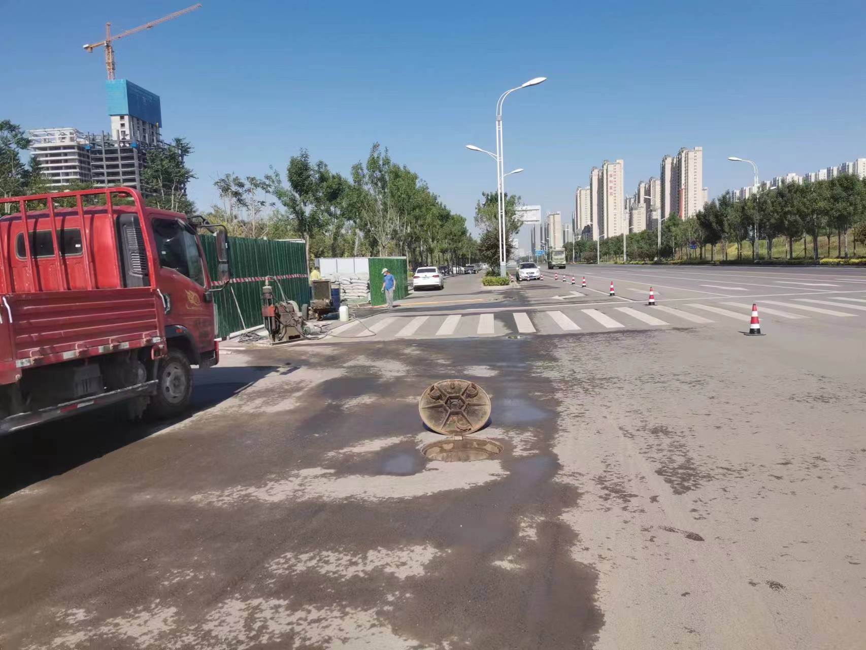 西塞山路面地基沉降注浆